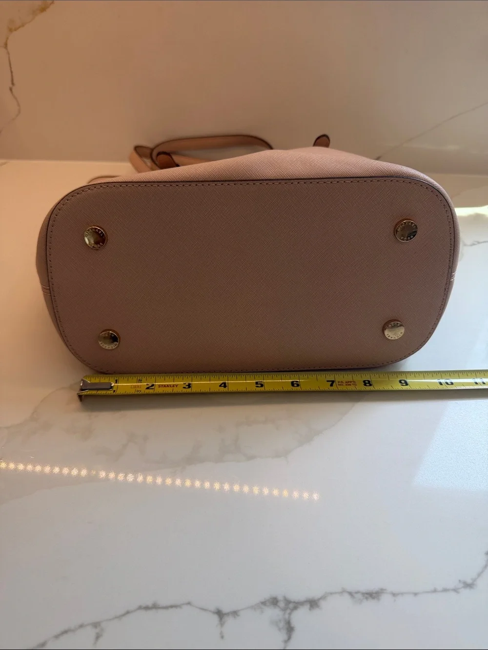 Michael Kors Jet Set Medium Saffiano Leather Snap Pocket Tote Bag